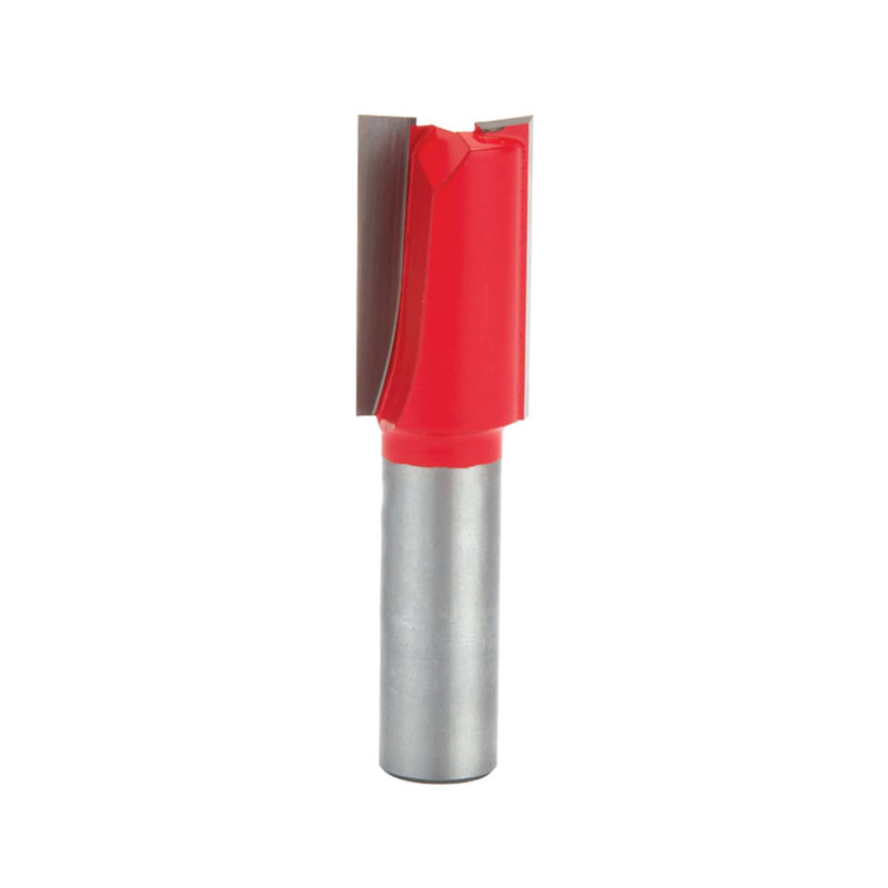 Double Flute Straight Router Bit - 1/2" SH - Diameter:23/32" - Cutting Length:1-1/4"